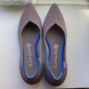 Rothy's The Pointed Flats Mink, size 9 (open to trade for 9.5 or 10)